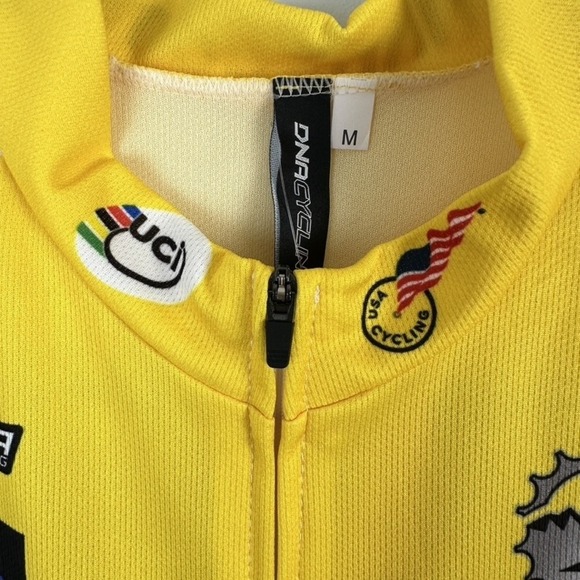 Tour of Utah Cycling Jersey Autographed Medium DNA Larry H Miller Race Sports - Picture 5 of 8